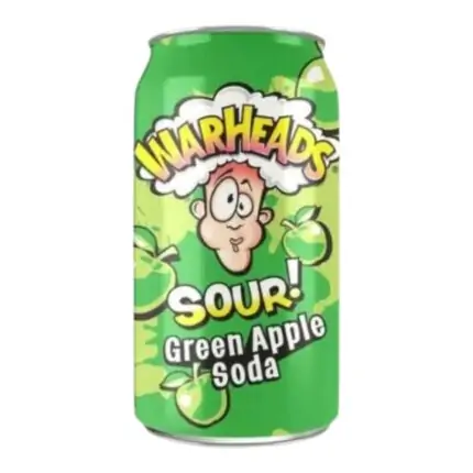 Warheads Green Apple Sour Soda